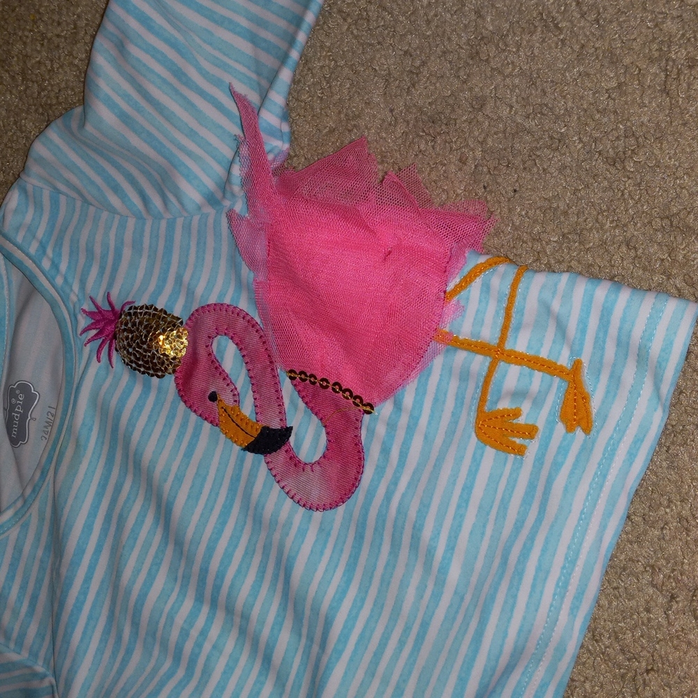 Flamingo Rashguard Swim - Picture 2 of 3